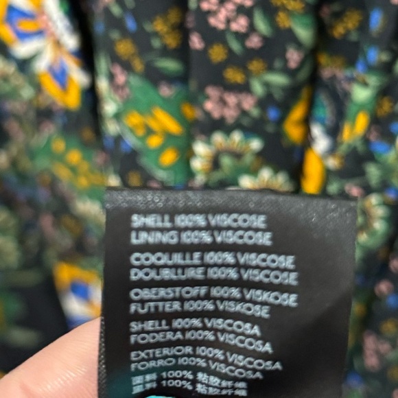 Anthropologie Maeve Floral Boho Dress Size Large - Picture 4 of 4